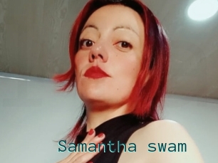 Samantha_swam